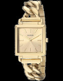 Guess Vanity Gold Dial Gold Steel Strap Watch for Women - W1029L2