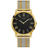 Guess Richmond Quartz Black Dial Two Tone Mesh Bracelet Watch For Women - W1179G2