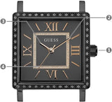 Guess Highline Black Dial Black Mesh Bracelet Watch for Women - W0826L4