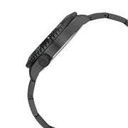 Guess Axel Multifunction Black Dial Black Steel Strap Watch For Men - GW0488G3