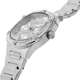 Guess Duchess Quartz Silver Dial Silver Steel Strap Watch For Women - GW0558L1