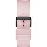 Guess Sporting Black Dial Pink Rubber Strap Watch for Men - GW0032G1