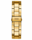 Guess G-Twist Gold Dial Gold Steel Strap Watch for Women - W1082L2