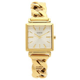 Guess Vanity Gold Dial Gold Steel Strap Watch for Women - W1029L2