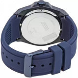 Guess Poseidon Blue Dial Blue Rubber Strap Watch for Men - GW0057G3