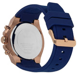 Guess Third Gear Analog Blue Dial Blue Rubber Strap Watch for Men - GW0334G3