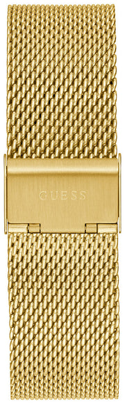 Guess Tailor Multifunction Gold Dial Gold Mesh Bracelet Watch for Men - GW0368G2