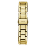 Guess Cosmic Chronograph Gold Dial Gold Steel Strap Watch for Women - GW0465L1