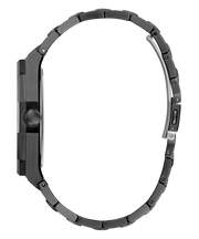 Guess Asset Quartz Black Dial Black Steel Strap Watch For Men - GW0575G3