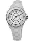 Chanel J12 Quartz White Dial White Steel Strap Watch for Women - J12 H5698