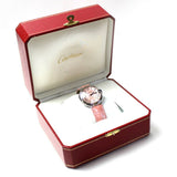 Cartier Ballon Bleu De Cartier Pink Dial Pink Leather Strap Watch for Women - WSBB0007