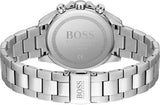 Hugo Boss Novia Chronograph Pink Dial Silver Steel Strap Watch for Women - 1502615