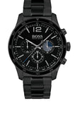 Hugo Boss Professional Black Dial Black Steel Strap Watch for Men - 1513528