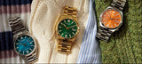 Citizen Tsuyosa Automatic Green Dial Gold Steel Strap Watch For Men - NJ0152-51X