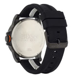 Hugo Boss Orange Detroit Analog Black Dial Black Silicone Strap Watch For Men - 1550011