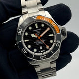 Tag Heuer Aquaracer Professional 1000 Superdiver Automatic Black Dial Silver Steel Strap Watch for Men - WBP5A8A.BF0619