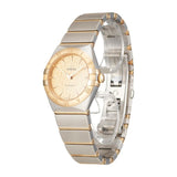 Omega Constellation Manhattan Yellow Dial Two Tone Steel Strap Watch for Women - 131.20.28.60.08.001