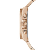Guess Eclipse Rose Gold Dial Rose Gold Steel Strap Watch for Women - GW0314L3