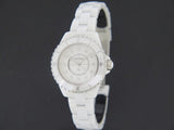 Chanel J12 Diamonds Quartz Ceramic White Dial White Steel Strap Watch for Women - J12 H2422