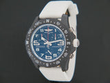 Breitling Endurance Pro Black Dial White Rubber Strap Watch for Men - X82310A71B1S1