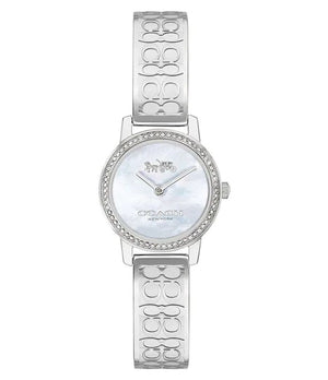 Coach Madison White Dial Silver Steel Strap Watch for Women - 14502201