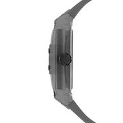 Guess Phoenix Multifunction Black Dial Grey Silicone Strap Watch For Men - GW0203G9