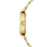Guess Rumour Quartz Gold Dial Gold Steel Strap Watch For Women - GW0613L2