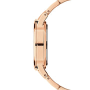 Daniel Wellington Iconic Link Emerald Green Dial Rose Gold Steel Strap Watch For Women - DW00100419