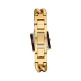 Michael Kors Chain Lock Analog Silver Dial Two Tone Steel Strap Watch for Women - MK4808