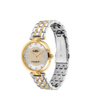 Coach Park Silver Dial Two Tone Steel Strap Watch for Women - 14503645