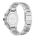 Hugo Boss Grand Prix Chronograph Blue Dial Silver Steel Strap Watch for Men - 1513478