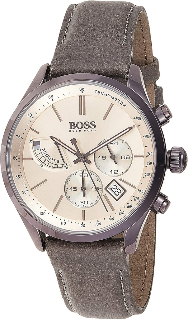 Hugo boss grand prix watch grey hotsell
