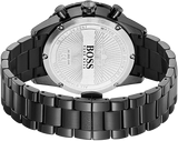 Hugo Boss Aero Black Dial Black Steel Strap Watch for Men - 1513771