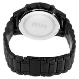 Hugo Boss Aeroliner Black Dial Black Steel Strap Watch for Men - 1513275