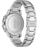 Hugo Boss Allure Chronograph Black Dial Silver Steel Strap Watch for Men - 1513922