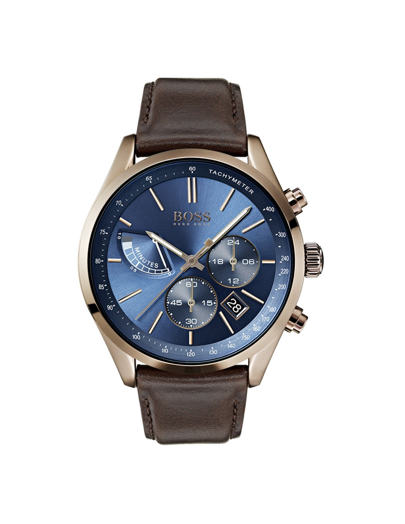 Hugo boss grand prix watch rose gold online