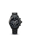 Hugo Boss Ikon Chronograph Black Dial Black Steel Strap Watch for Men - 1512961