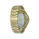 Hugo Boss Trophy White Dial Gold Steel Strap Watch for Men - 1513631