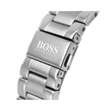 Hugo Boss Pilot Blue Dial Silver Steel Strap Watch for Men - 1513850