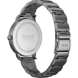 Hugo Boss Spirit Chronograph Grey Dial Grey Steel Strap Watch for Men - 1513695