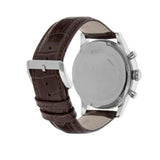 Hugo Boss Aeroliner Chronograph Quartz Grey Dial Brown Leather Strap Watch For Men - HB1512570