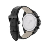 Hugo Boss Driver Chronograph Black Dial Black Leather Strap Watch For Men - HB1513061