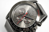 Hugo Boss Ikon Grey Dial Grey Mesh Bracelet Watch for Men - 1513443