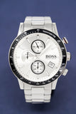 Hugo Boss Rafale Competitive Sport Silver Dial Silver Steel Strap Watch for Men - 1513511