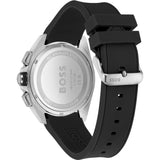 Hugo Boss Volane Grey Dial Black Silicone Strap Watch for Men - 1513953