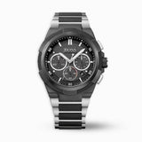 Hugo Boss Supernova Black Dial Two Tone Steel Strap Watch for Men - 1513368