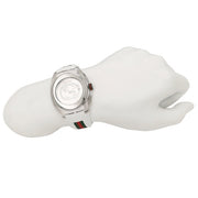 Gucci Sync XXL White Dial White Rubber Strap Watch For Men - YA137102
