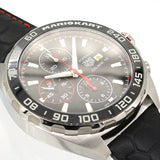 Tag Heuer Formula 1 Mario Kart Chronograph Black Dial Black Leather Strap Watch for Men - CAZ201E.FC6517