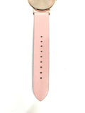 Coach Delancey Gold Dial Pink Leather Strap Watch for Women - 14503332