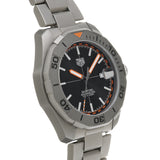 Tag Heuer Aquaracer Bamford Automatic Black Dial Grey Steel Strap Watch for Men - WAY208F.BF0638